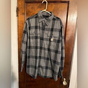 Carhartt Dark Gray Cotton flannel shirt
